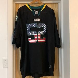 GREEN BAY PACKERS CLAY MATTHEWS JERSEY SIZE 52